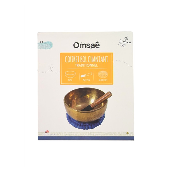 Coffret Bol Chantant Traditionnel Diamètre 20 cm