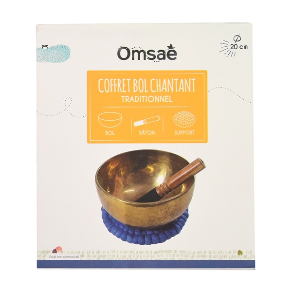 Coffret Bol Chantant Traditionnel Diamètre 20 cm