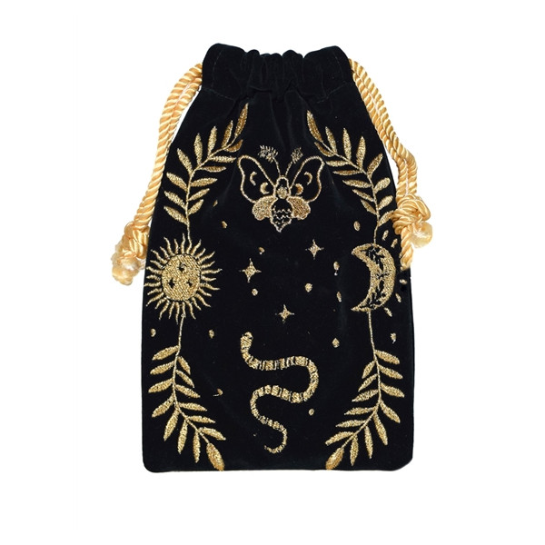 Bourse pour Cartes de Tarot Verte