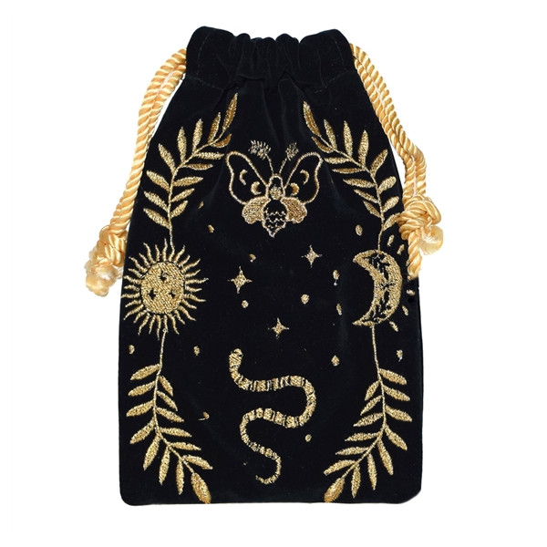 Bourse pour Cartes de Tarot Verte