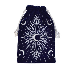 Bourse pour Cartes de Tarot Bleue