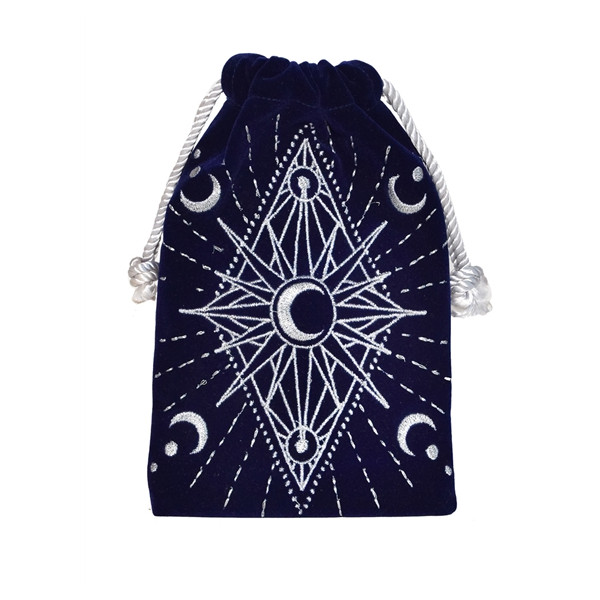 Bourse pour Cartes de Tarot Bleue