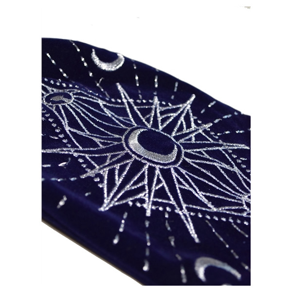 Bourse pour Cartes de Tarot Bleue