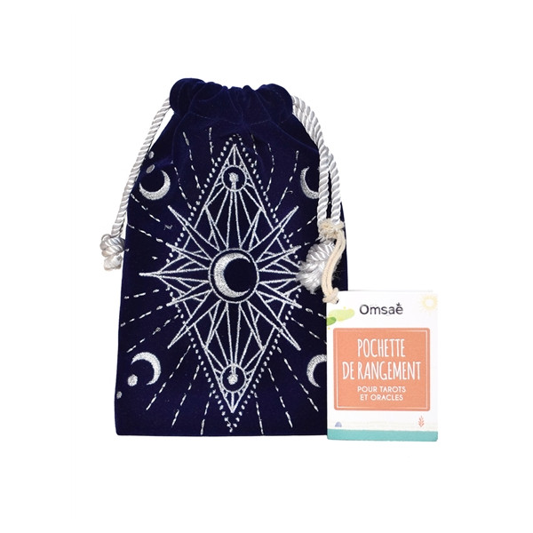 Bourse pour Cartes de Tarot Bleue