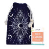 Bourse pour Cartes de Tarot Bleue
