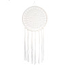 Attrape-rêves Macramé Blanc 30 cm
