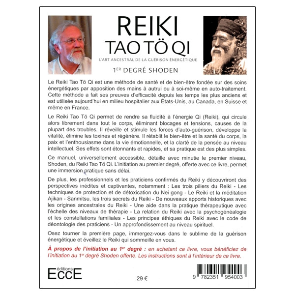 Reiki Tao Tö Qi - L'art ancestral de la guérison énergétique - Livre + QR Code