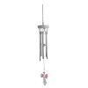 Carillon Ange cristal 45 cm Rose