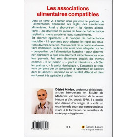 Les associations alimentaires compatibles Tome 2 - Menus et recettes de l'alimentation raisonnée