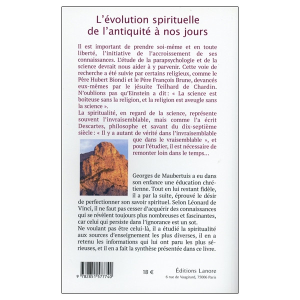 L'évolution spirituelle de L'antiquité à nos jours