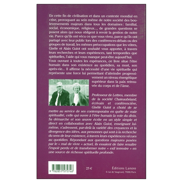 Les voies de l'espérance et la spiritualité retrouvée