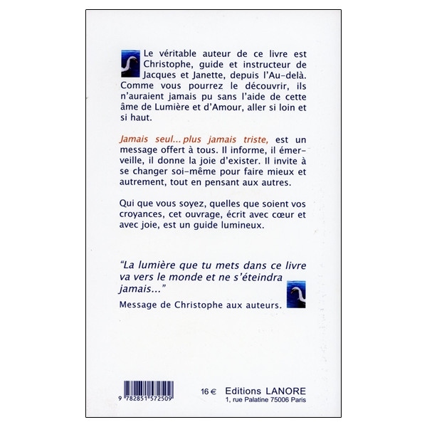 Jamais seul... plus jamais triste - Christophe dans ses lumières