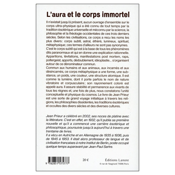 L'aura et le corps immortel