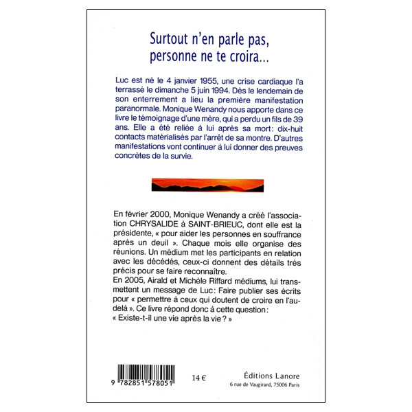 Surtout n'en parle pas, personne ne te croira