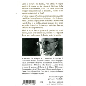 Montaigne - Le rythme de l'écriture