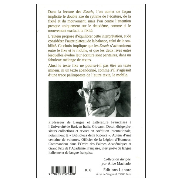 Montaigne - Le rythme de l'écriture