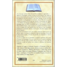 La voix de Montaigne - Langue, Corps et Paroles dans les Essais