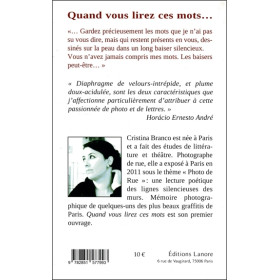 Quand vous lirez ces mots