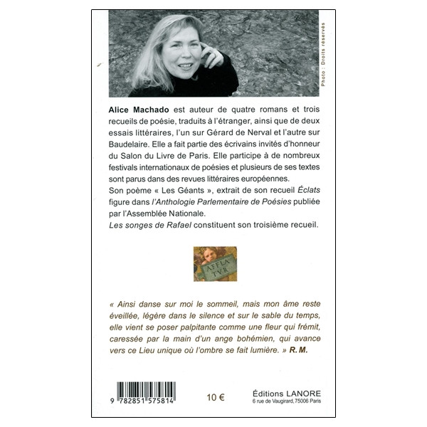 Les songes de Rafaël - Alchimies poétiques