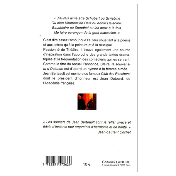 Claire te souviens-tu d'Ostende - Alchimies poétiques