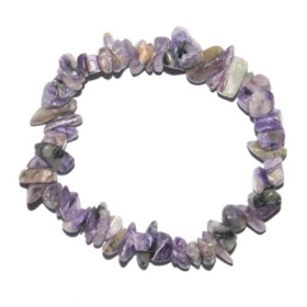 BRACELETS CHIPS BAROQUE CHAROITE