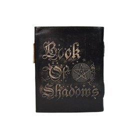 Grimoire en cuir Noir Pentacle - Petit Format