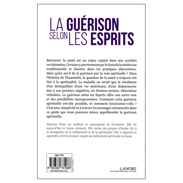 La guérison selon les esprits