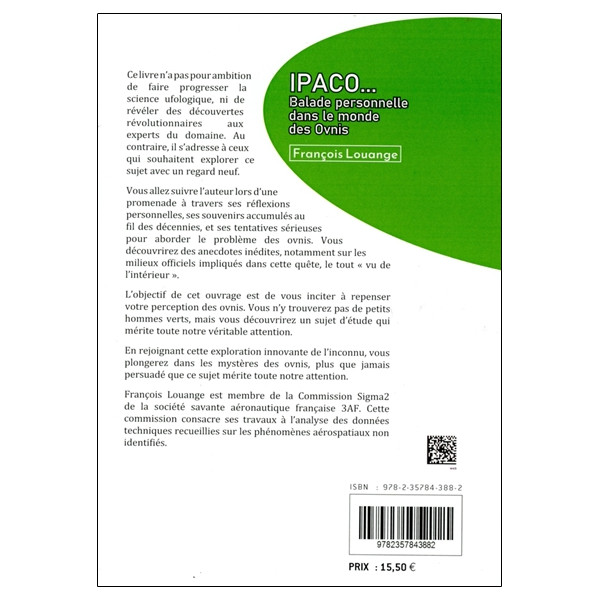 IPACO... Balade personnelle dans le monde des Ovnis