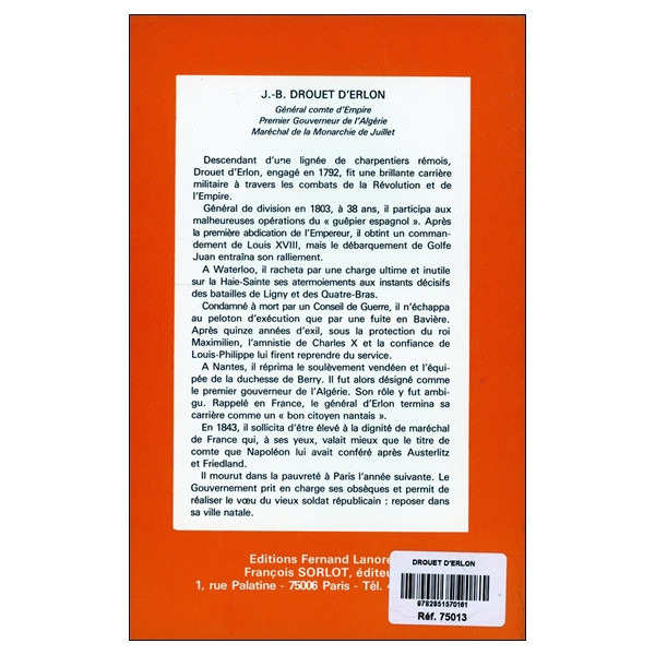 Drouet D'Erlon - Maréchal de France
