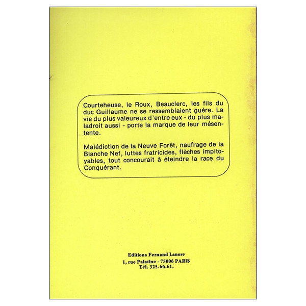 Robert de Normandie - Le Duc aux courtes bottes