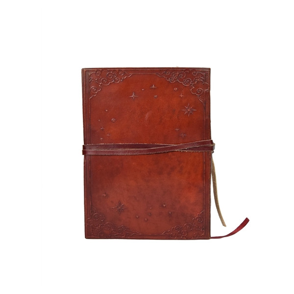 Grimoire en Cuir Triple Lune