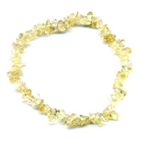 BRACELETS CHIPS BAROQUE CITRINE