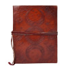 Grimoire en Cuir Triple Lune