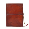 Grimoire en Cuir Triple Lune