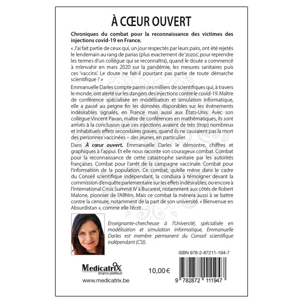 A coeur ouvert - Ils savaient tout ! Victimes des injections Covid-19 - Combats et révélations