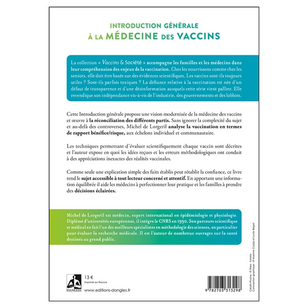 Introduction générale à la médecine des vaccins  À l'intention des familles et de leurs médecins