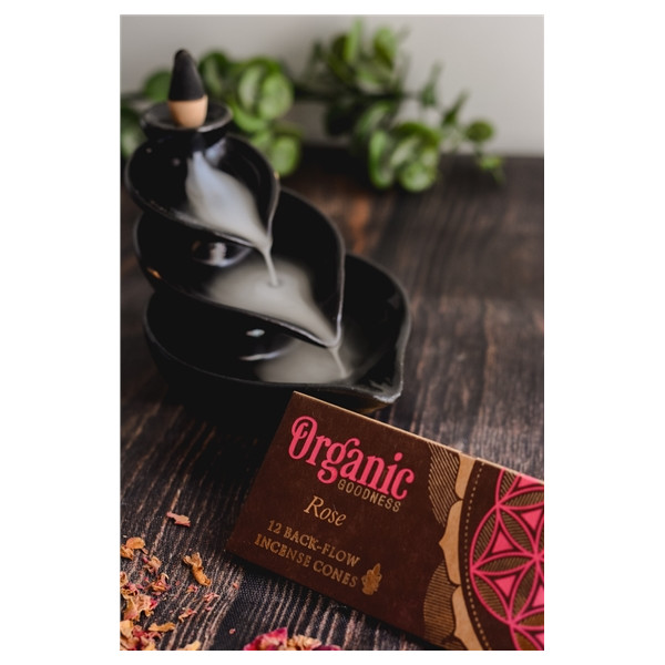 Encens Cône Organic Rose Cône Backflow 41 grs