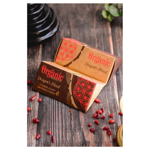 Encens Cône Organic Sang de dragon Cône Backflow 41 grs