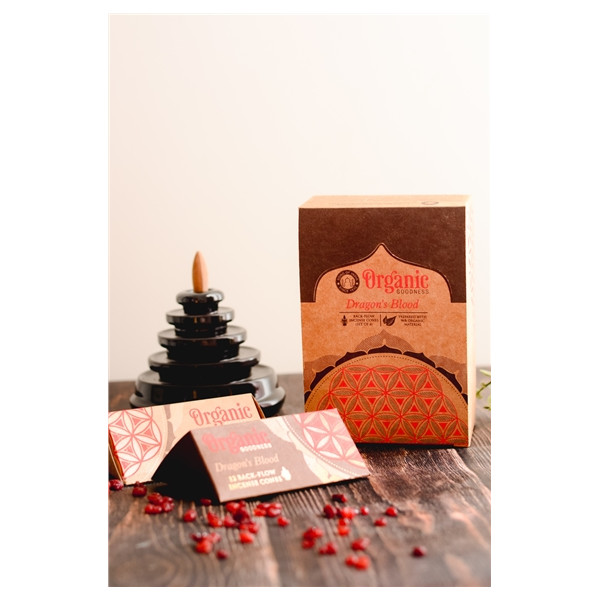 Encens Cône Organic Sang de dragon Cône Backflow 41 grs
