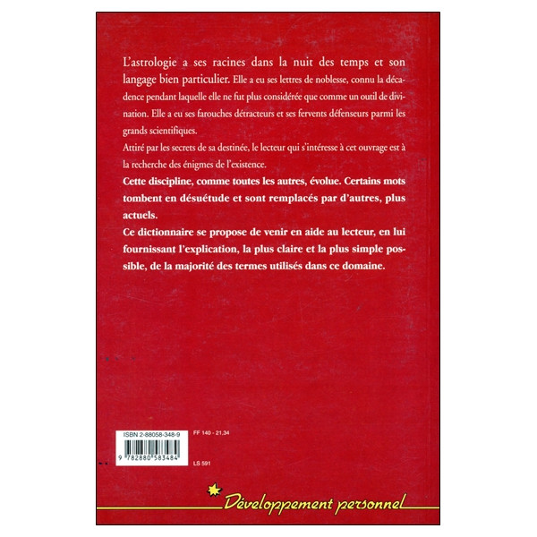 Dictionnaire astrologique