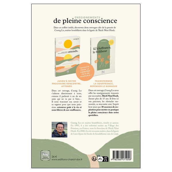 Enseignements de pleine conscience - Coffret 2 ouvrages