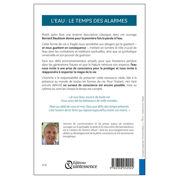 Eau - Je suis la source de toute vie face aux dangers qui me guettent