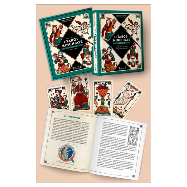 Le Tarot Minchiate restauré - Un jeu de 97 arcanes et son livre détaillé - Coffret