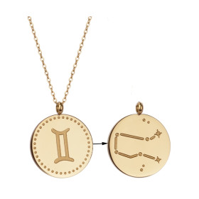 Collier Signe astrologique Gémeaux