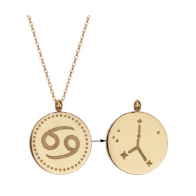 Collier Signe astrologique Cancer