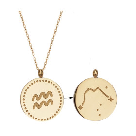 Collier Signe astrologique Verseau