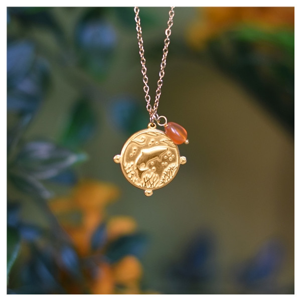 Collier Totem Le Saumon