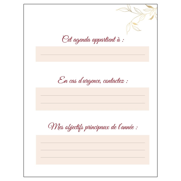 Agenda 2025 - Les neurosciences au service de votre année - Codes QR avec vidéos mensuelles