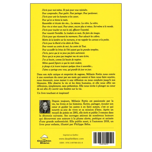 Une fenêtre sur la vie - Réflexions et Ressentis