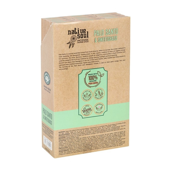 Encens Green Tree Native Soul Palo Santo & Foin d'odeur - 15 grs